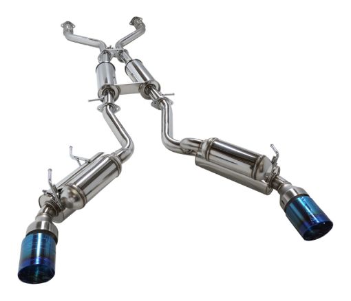 Bild på HKS 09 370z Dual Hi - Power Titanium Tip Catback Exhaust (requires removal of emissions canister shie