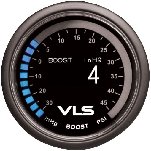 Bild på Revel VLS 52mm 30inHg - 45PSI Digital OLED Boost Gauge