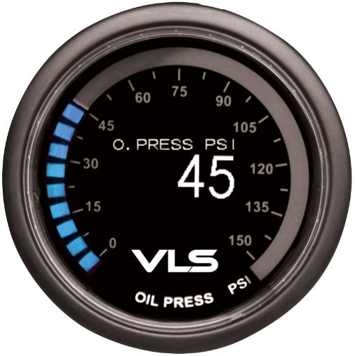 Bild på Revel VLS 52mm 0 - 150PSI Digital OLED Oil Pressure Gauge