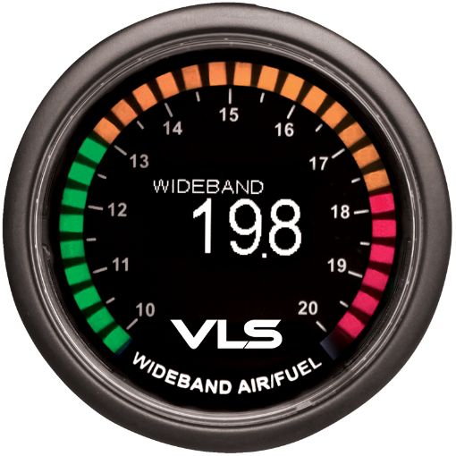 Bild på Revel VLS 52mm 10.01 - 20.01 AFR Digital OLED Wideband AirFuel Ratio Gauge