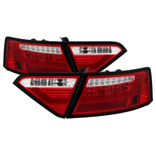 Bild på Spyder 08 - 12 Audi A5 LED Tail Lights - Red Clear ALT - YD - AA508V2 - LED - RC