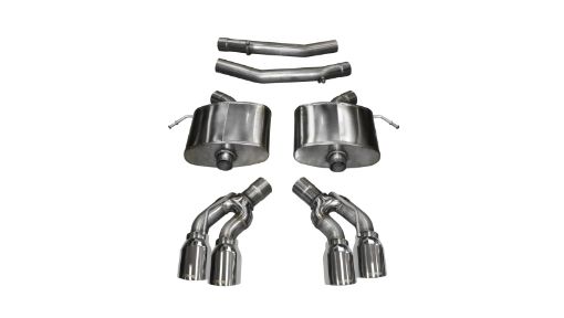 Bild på Corsa 2016 - 2019 Cadillac CTS V Sedan 6.2L V8 2.75in Polished Sport Axle - Back Exhaust