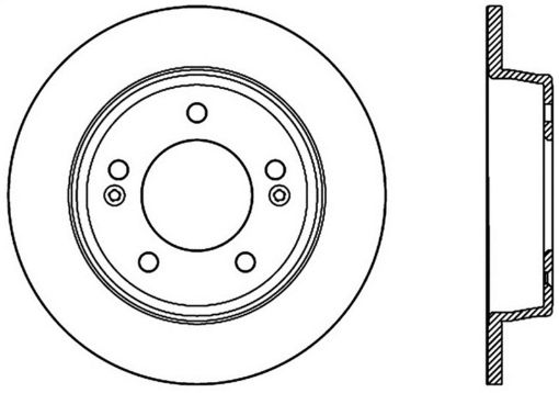 Bild på StopTech 15 - 17 Hyundai Elantra Drilled Rear Left Rotor