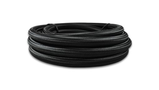 Bild på Vibrant - 6 AN Black Nylon Braided Flex Hose (50 foot roll)