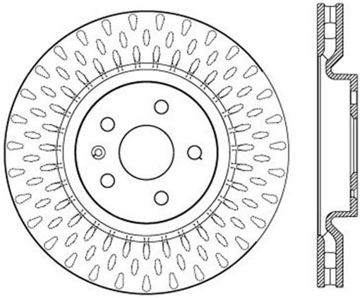 Bild på StopTech Power Slot 14 - 17 Chevrolet SS Front Left Slotted Rotor