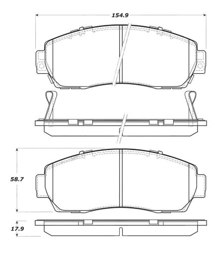 Bild på StopTech Performance 2010 - 2012 Acura RDX Front Brake Pads