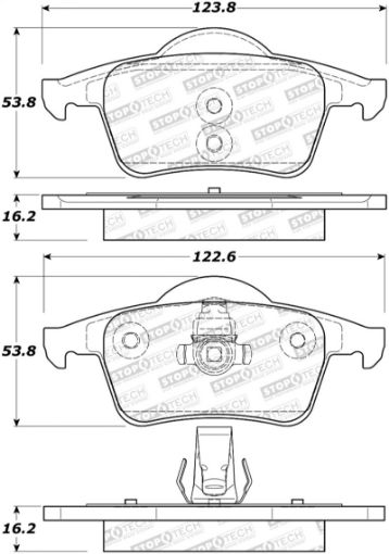 Bild på StopTech Performance 99 - 06 Volvo S80 Rear Brake Pads