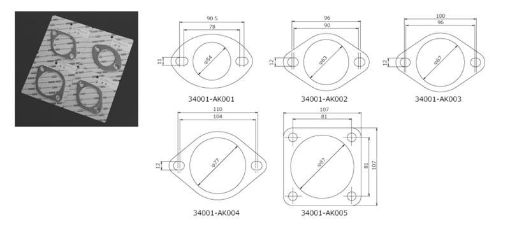 Bild på HKS Gasket 50mm Universal EX (2pcs)