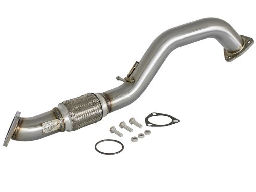 Bild på aFe Power Elite Twisted Steel 16 - 17 Honda Civic I4 - 1.5L (t) 2.5in Rear Down - Pipe Mid - Pipe