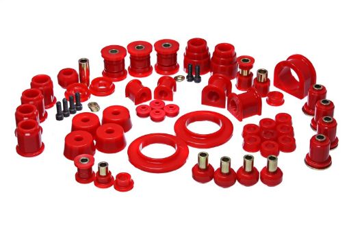 Bild på Energy Suspension 00 - 02 Toyota 4Runner 4WD Red Hyper - Flex Master Bushing Set