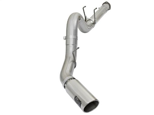 Bild på aFe ATLAS 5in DPF - Back Alum Steel Exhaust System wPolished Tip 2017 Ford Diesel Trucks V8 - 6.7L (td)