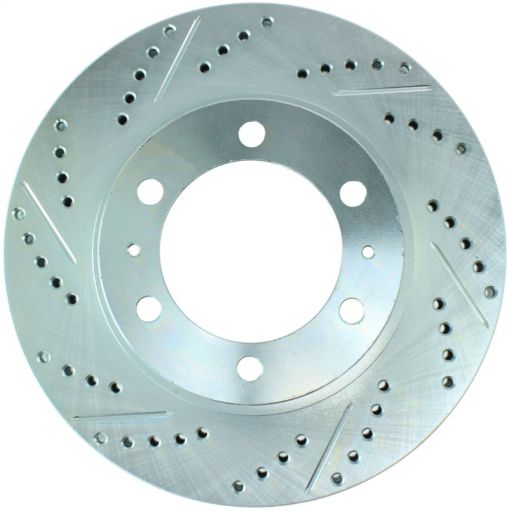 Bild på StopTech Select Sport 12 - 14 Toyota FJ Cruiser SportStop Slotted Drilled Front Right Rotor