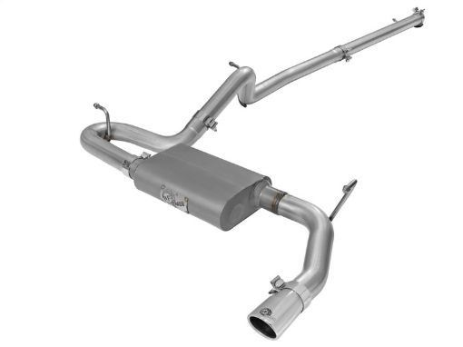 Bild på aFe Scorpion 2 - 12in Aluminized Steel Cat Back Exhaust 07 - 17 Jeep Wrangler V6 - 3.63.8L (4 Dr)