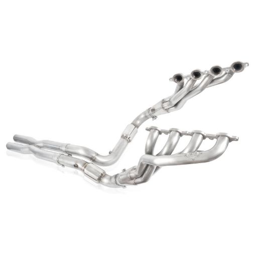 Bild på Stainless Works 2007 - 13 Chevy SilveradoGMC Sierra Headers 1 - 78in Primaries High - Flow Cats X - Pipe