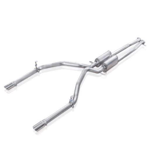 Bild på Stainless Works Chevy SilveradoGMC Sierra 2007 - 16 5.3L6.2L Exhaust Under Bumper Exit