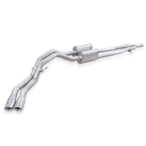 Bild på Stainless Works Chevy SilveradoGMC Sierra 2007 - 16 5.3L6.2L Exhaust Y - Pipe Passenger Rear Tire Exit