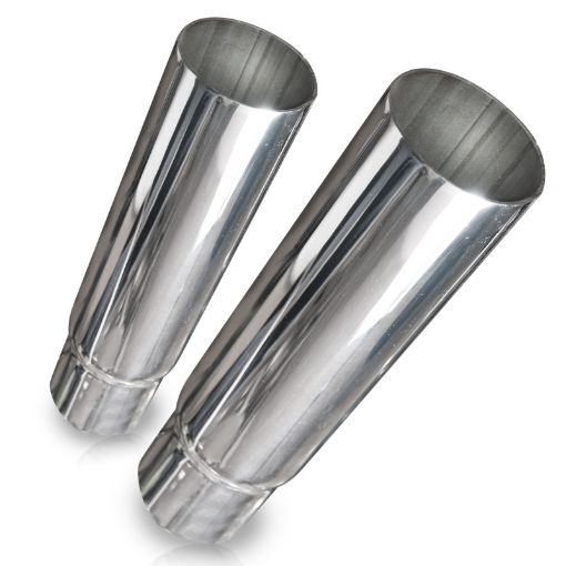 Bild på Stainless Works Straight Cut Exhaust Tips - 2in ID Inlet 2in body