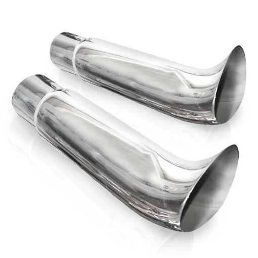 Bild på Stainless Works Elf Ear Exhaust Tips 2in Body 2in ID Inlet