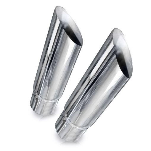 Bild på Stainless Works Angle Cut Resonator Tips 2in ID Inlet 3in Body