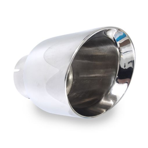 Bild på Stainless Works Conical Double Wall Slash Cut Exhaust Tip - 5in Body 3in Inlet 6 - 14in length