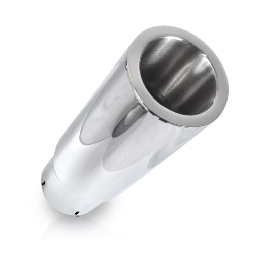 Bild på Stainless Works Double Wall Straight Cut Exhaust Tip 3in body 2 12in id inlet