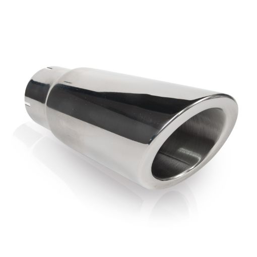 Bild på Stainless Works Double Wall Slash Cut Exhaust Tip - 3 12in Body 2 14in ID