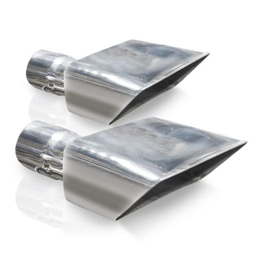 Bild på Stainless Works Hot Rod Box Exhaust Tips 2in Inlet