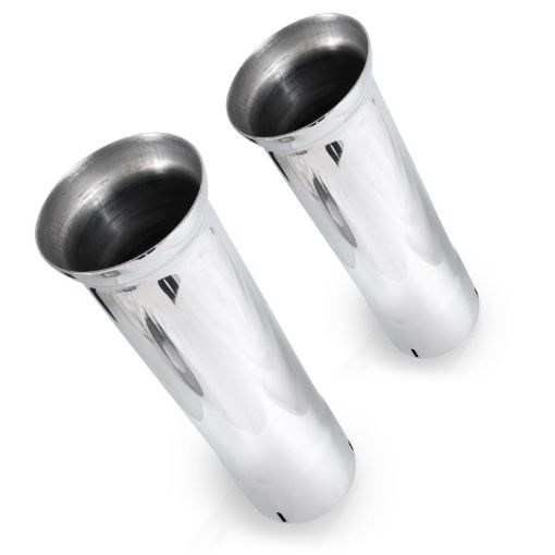 Bild på Stainless Works Bell Exhaust Tips - 2in ID Inlet 2in Body