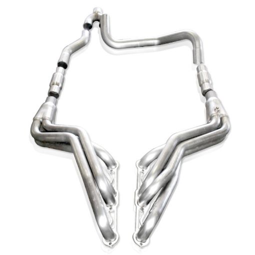 Bild på Stainless Works 1988 - 98 ChevyGMC 1500 Headers 1 - 78in Primaries 2 - 12in High - Flow Cats Y - Pipe