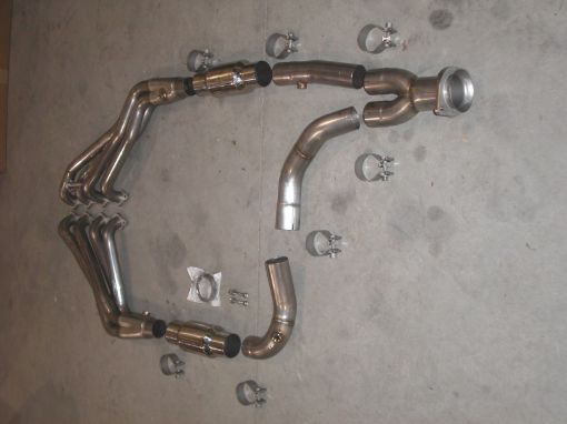 Bild på Stainless Works ChevyGMC Truck 1999 - 02 Headers 2WD with Converters