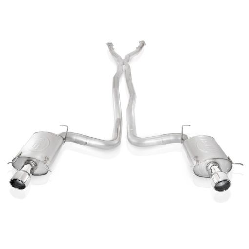 Bild på Stainless Works 2004 - 07 Cadillac CTS - V 3in Exhaust X - Pipe Chambered Mufflers 4in Tips