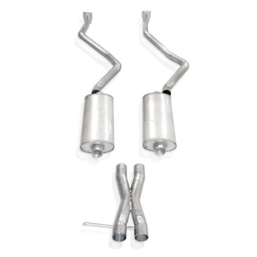 Bild på Stainless Works 2007 - 14 Chevy Tahoe And Yukon LT 2 - 12in Exhaust X - Pipe Chambered Mufflers Tips