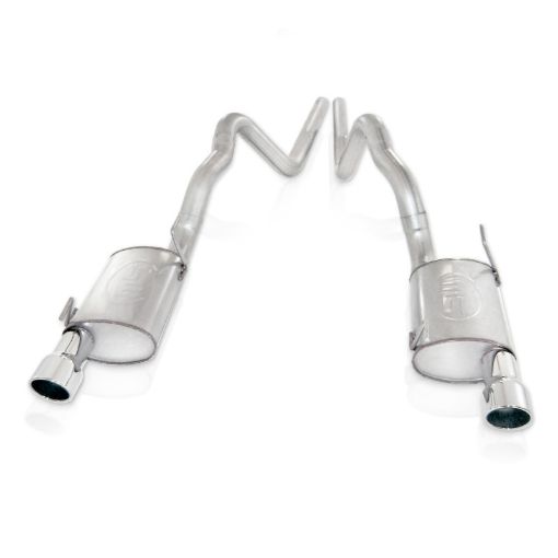 Bild på Stainless Works 2007 - 10 Shelby GT500 3in Catback X - Pipe Chambered Mufflers