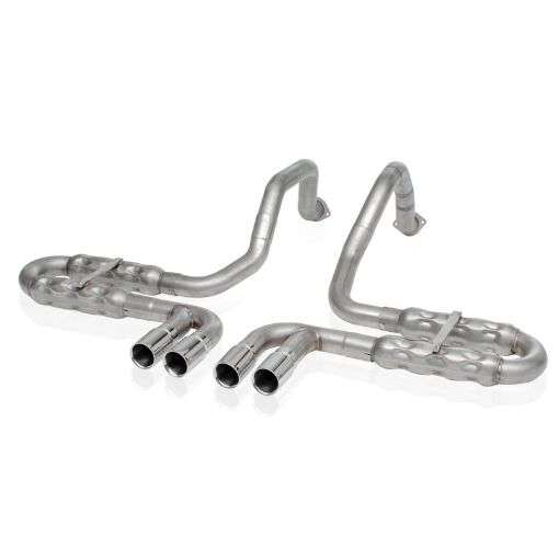 Bild på Stainless Works 1997 - 04 Corvette C5 2 - 12in Axleback Quad Rolled Edge Tips