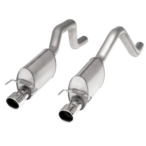 Bild på Stainless Works 2006 - 13 Corvette C6ZO6ZR1 3in Axleback S - Tube Mufflers Dual 4in Rolled Edge Tips