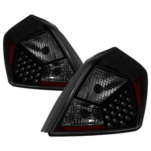 Bild på xTune Nissan Altima 07 - 12 Sedan LED Tail Lights - Black Smoked ALT - JH - NA07 - 4D - LED - BSM