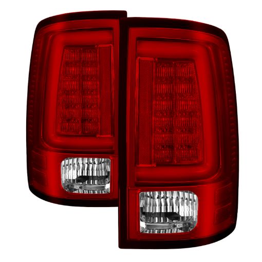 Bild på Spyder 09 - 16 Dodge Ram 1500 Light Bar LED Tail Lights - Red Clear ALT - YD - DRAM09V2 - LED - RC