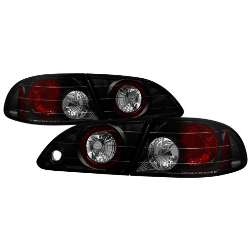 Bild på Spyder Toyota Corolla 98 - 02 Euro Tail Lights Black Smoke ALT - YD - TC98 - BSM