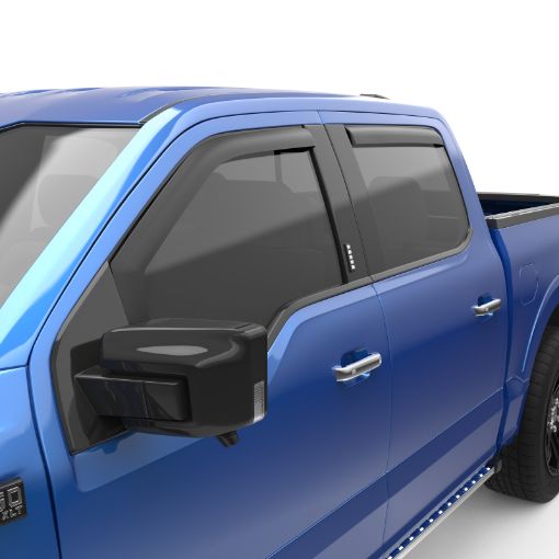 Bild på EGR 15 Ford F150 Crew Cab In - Channel Window Visors - Set of 4 - Matte (573495)