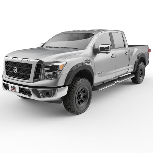 Bild på EGR 2017 Nissan Titan Bolt - On Look Fender Flares - Set - Black Matte (796005)