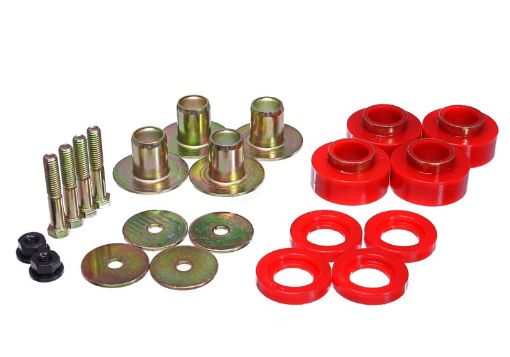 Bild på Energy Suspension 68 - 72 Chevrolet Chevelle Red Body Mount Set