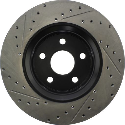 Bild på StopTech 11 - 12 Dodge Durango Sport Drilled Slotted Front Driver - Side Brake Rotor