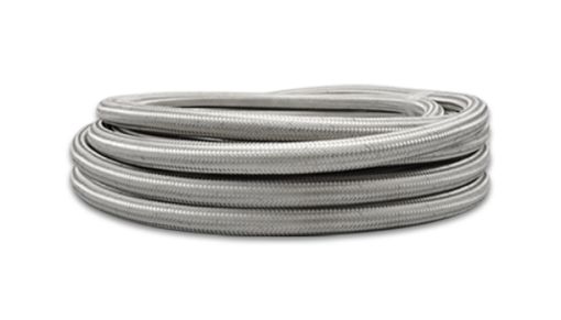 Bild på Vibrant SS Braided Flex Hose - 8 AN 0.44in ID (50 foot roll)