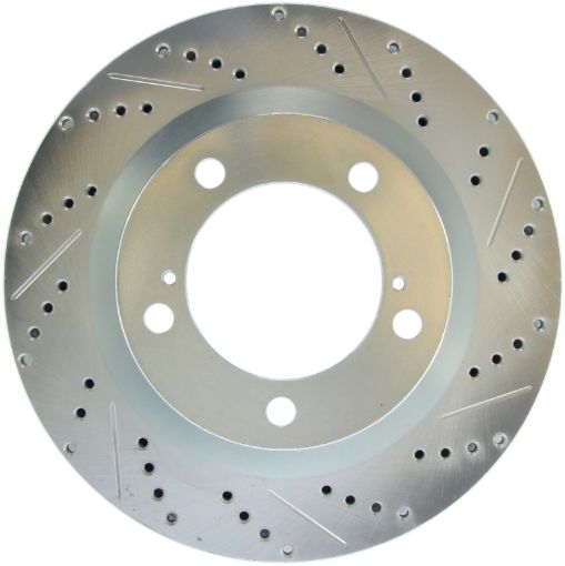 Bild på StopTech Select Sport 07 - 17 Toyota Tundra Sport Slotted Drilled Front Left Rotor