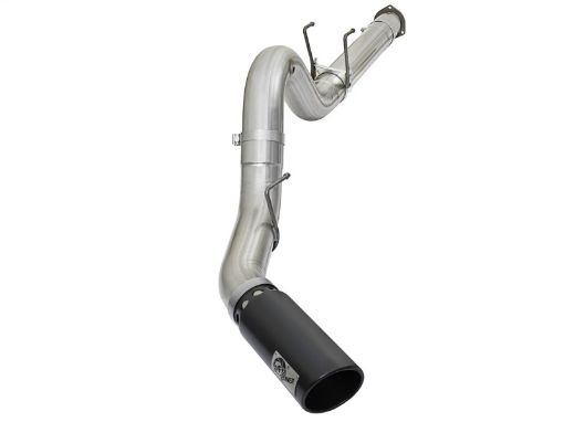 Bild på aFe ATLAS 5in DPF - Back Alum Steel Exhaust System wBlack Tip 2017 Ford Diesel Trucks V8 - 6.7L (td)