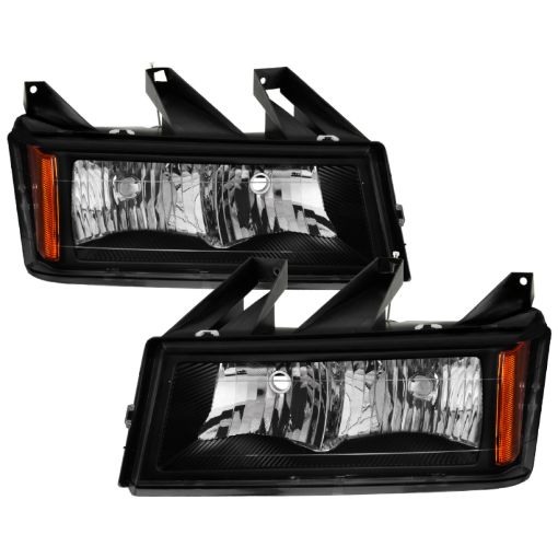 Bild på xTune Chevrolet Colorado 04 - 12 Headlights Black - OEM Style HD - JH - CCOL04 - OE - BK