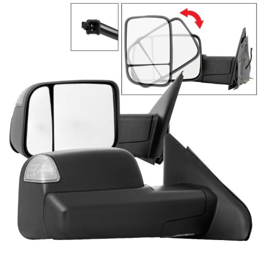 Bild på xTune Dodge Ram 02 - 09 G2 Manual Extendable Manual Heated Mirror - MIR - DRAM02S - G2 - MA - SET