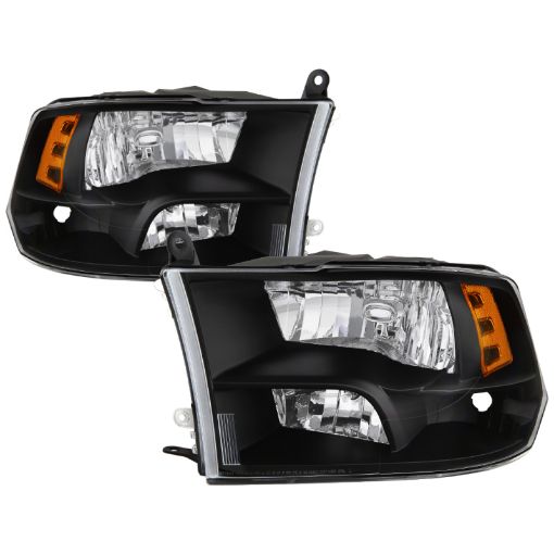 Bild på xTune Dodge Ram 1500 09 - 17 (Non - LED) Halogen Only OEM Style Headlights - Black HD - JH - DR09 - QU - BK