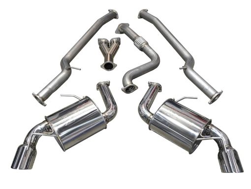 Bild på Injen 16 - 20 Chevy Camaro 2.0L 4 Cyl Full 3in Cat - Back Stainless Steel Exhaust wSS Flanges Y Pipe