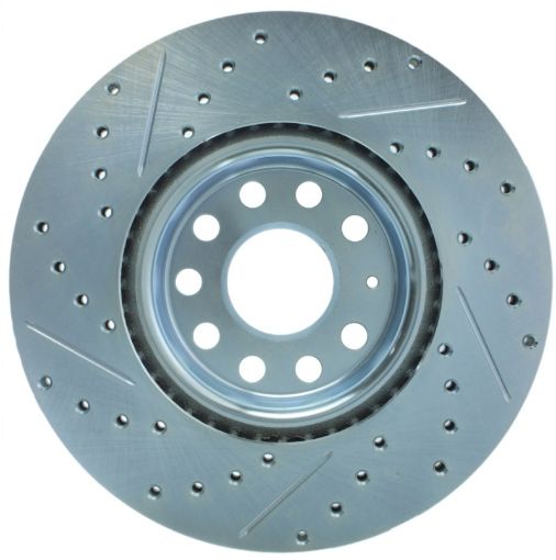 Bild på StopTech Select Sport 06 - 17 Volkswagen Jetta Slotted Drilled Front Left Rotor